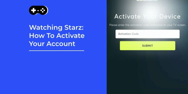 www.starz.com/activate code
