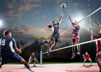 tinggi net putra dalam permainan bola voli adalah